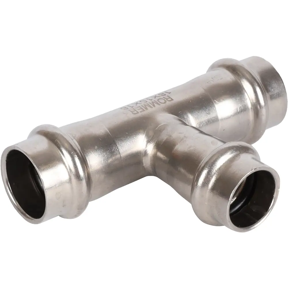 Тройник переходной Rommer 18x15x18 мм ВПр нержавеющая сталь 88011361 STLM-2183093 