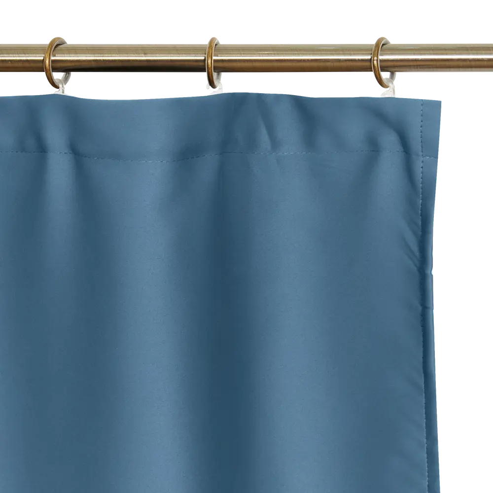 Штора на ленте блэкаут Ален 140x270 см цвет синий ТОРГОВЫЙ ДОМ ТЕКСТИЛЬ STLM-2113460 - Вид №3