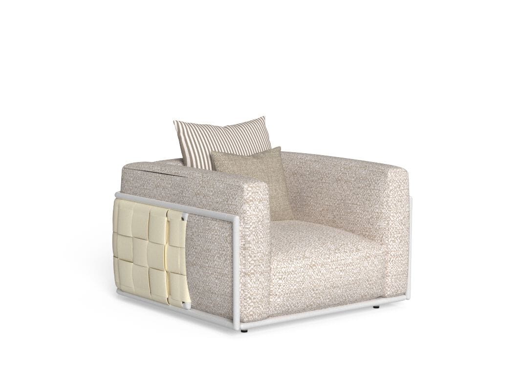 Тканевое мягкое садовое кресло Talenti Tressé ARCH-00046933 - Вид №2