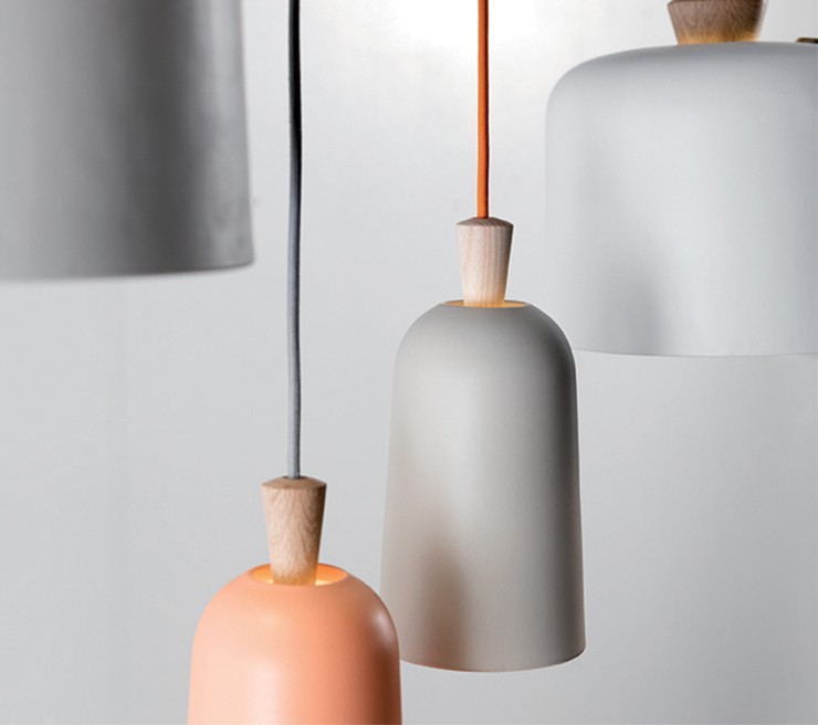 Ex.T Fuse Small Подвесной светильник серый с оранжевой проволокой EXFUSEPAR/GR - Вид №4