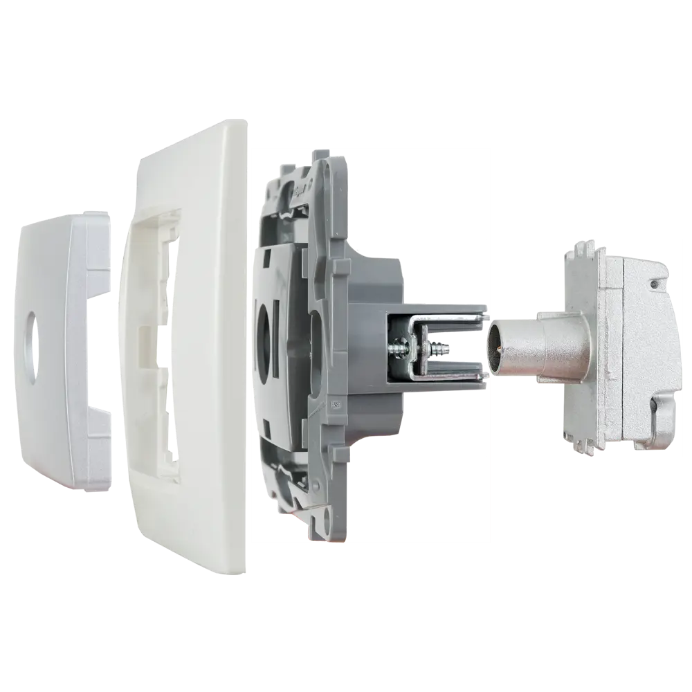 ТВ-розетка Legrand Etika для цифрового телевидения в алюминиевом исполнении 17356919 STLM-0008026 - Вид №5