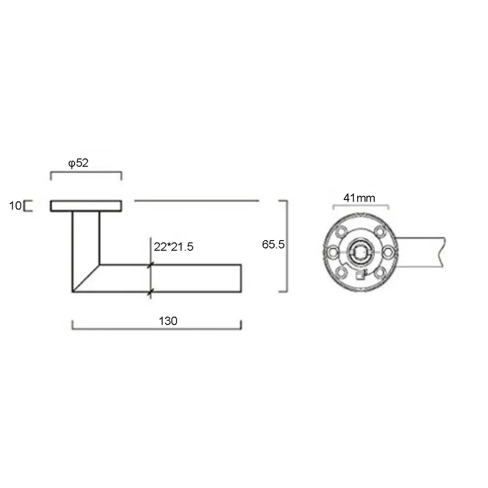 Дверные ручки Inspire Medusa ЦАМ без запирания цвет никель 82227146 STLM-2043465  - Вид №5