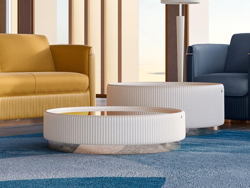 VOLPI Низкий круглый журнальный столик Luigi volpi Lv-23004.130 - Вид №1