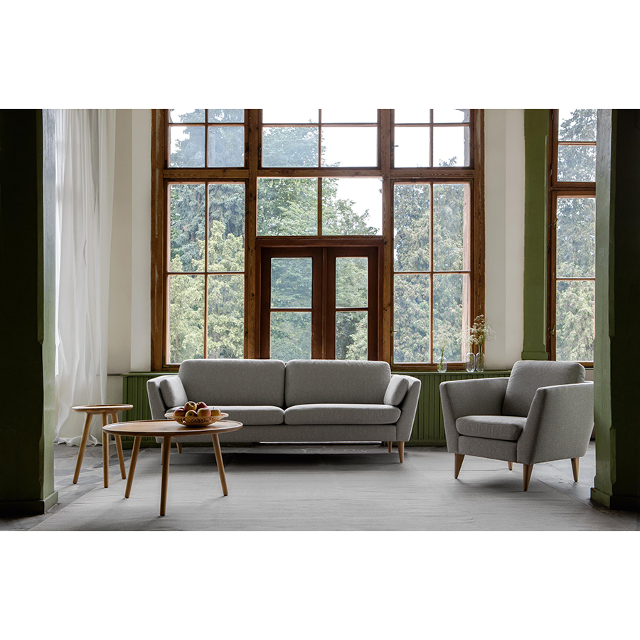 Диван Mynta, трехместный, черный Sits S1450 - Вид №1