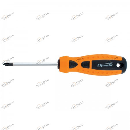 Отвертка "Point" PH2х100мм CrV двухкомпонентная рукоятка SPARTA Sparta (Спарта) 12177