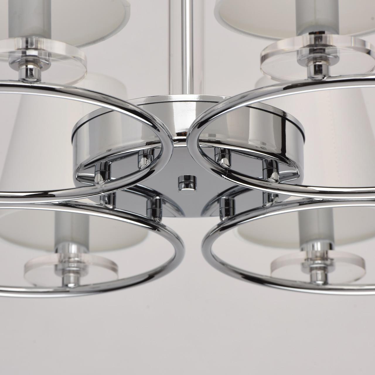 Потолочная люстра MW-Light Онтарио 1 692010208 белая MW-LIGHT ДИЗАЙНЕРСКИЕ, ОНТАРИО 187972 Белый  - Вид №1