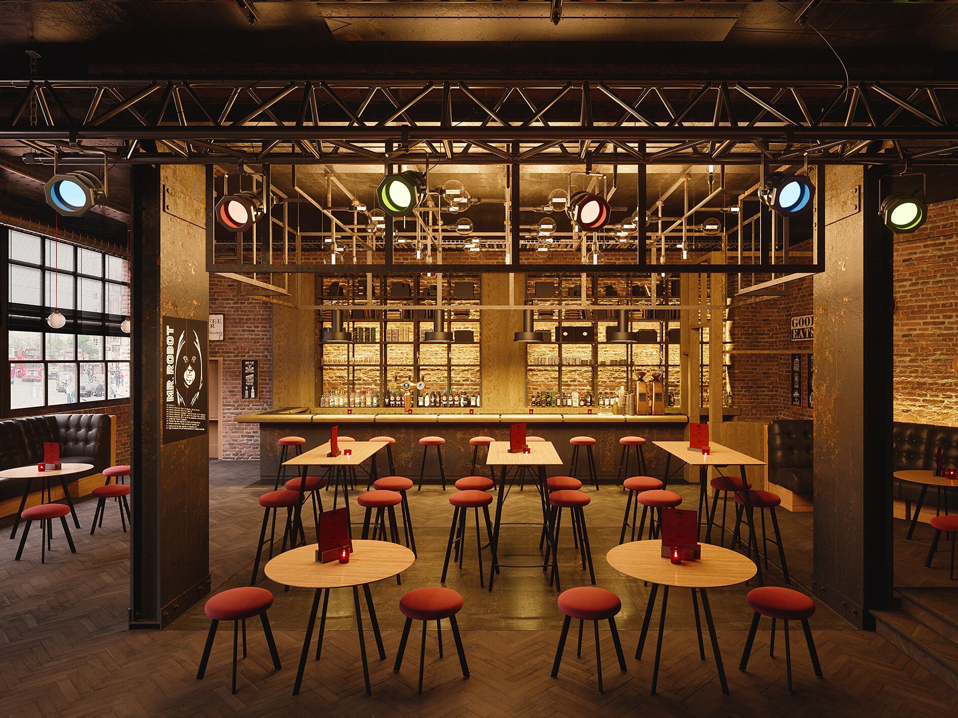 Стальной мягкий стул с подставкой для ног LD Seating Spot ARCH-00088755 - Вид №4