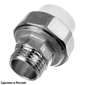 Муфта разъемная раструбная Ростерм 1/2"x20 мм НР полипропилен