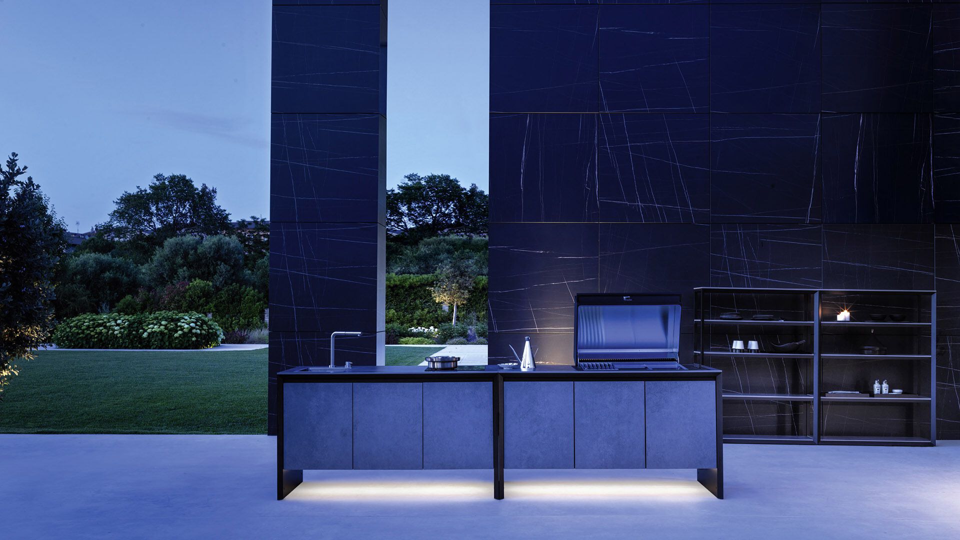 Алюминиевая и керамическая Садовая полка Varaschin Outdoor Cooking ARCH-00127097 - Вид №2