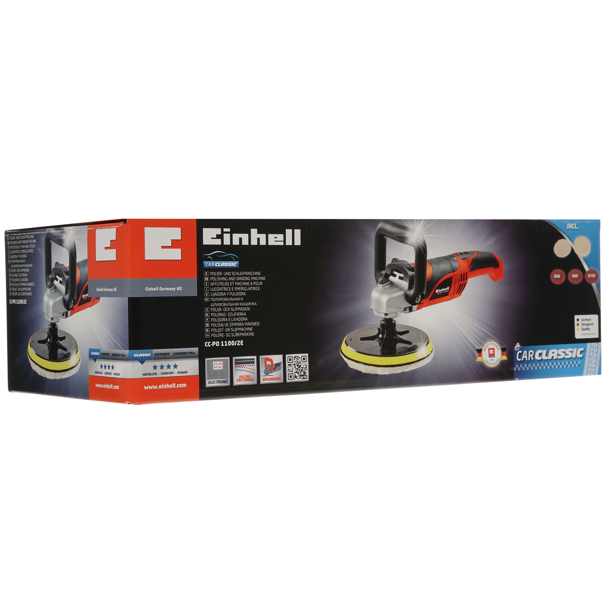 Полировальная машина Einhell CC-PO 1100/2 E 5308564 STDN-0109566 - Вид №8