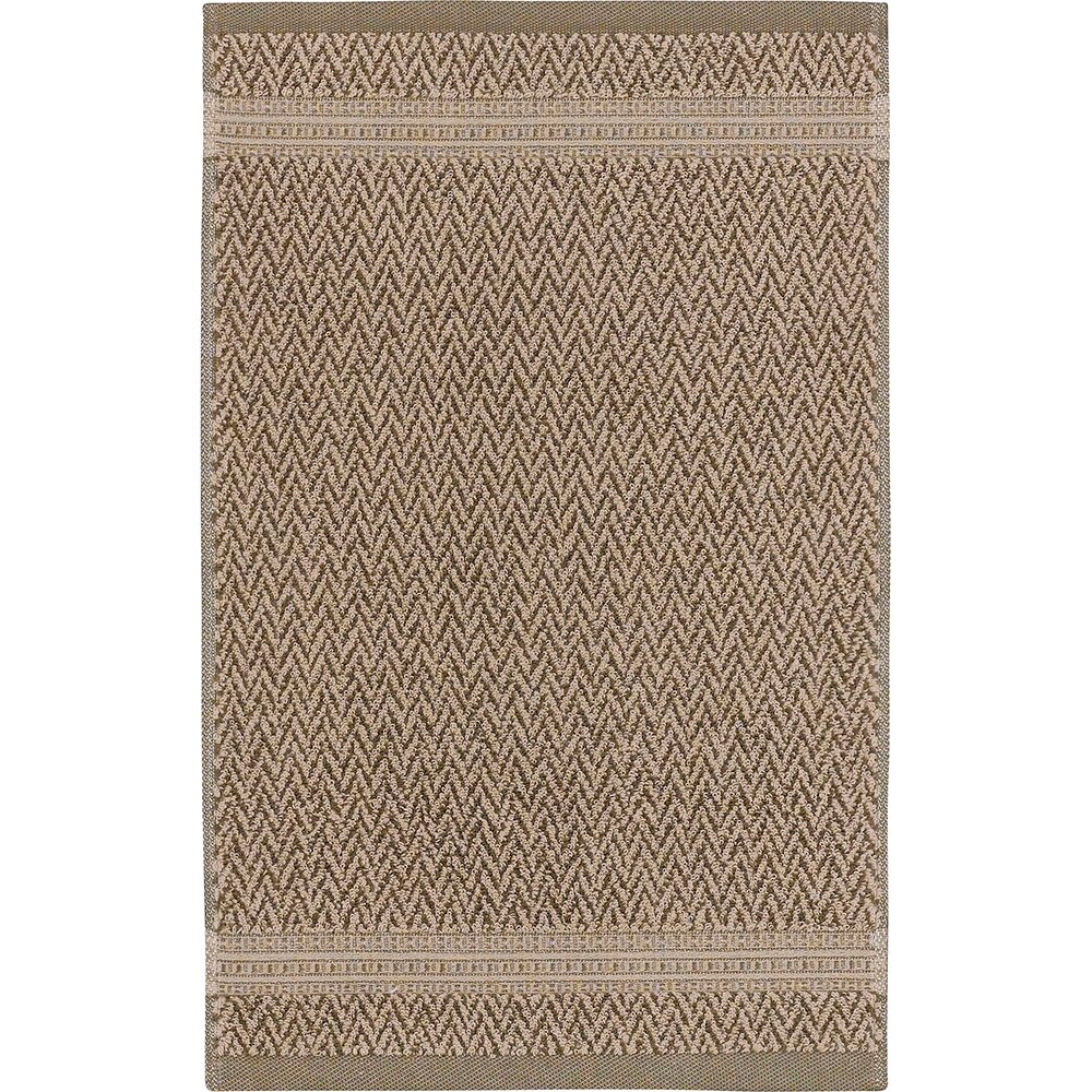 LEI_444_77_50 Полотенце 50/30 бежево-коричневый 80%хлопок 20%лен махра LEITNER Santreyd 