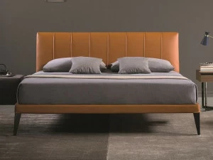 Bodema Кровать двуспальная с обивкой кожей