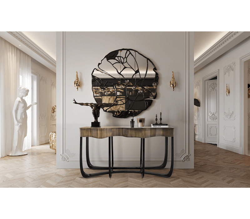 0-250 Извилистая консоль с патиной Boca Do Lobo  - Вид №24