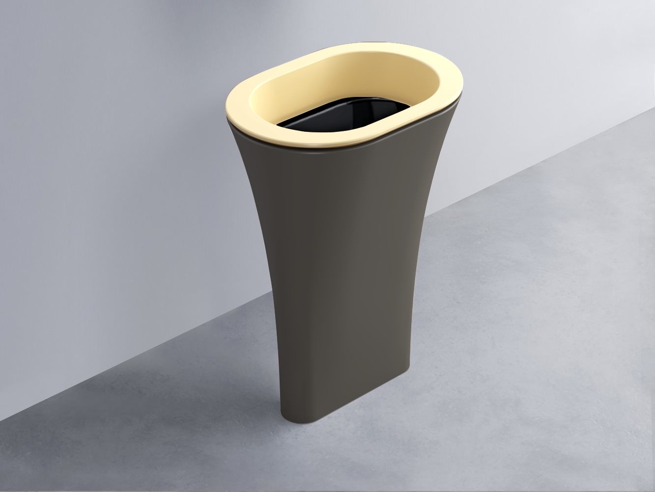 AMLA65-CN+AMPILO-N+AMCOLO-FN Раковина Amedeo Ovale отдельностоящая cielo Enjoy + Amedeo Ceramica Cielo