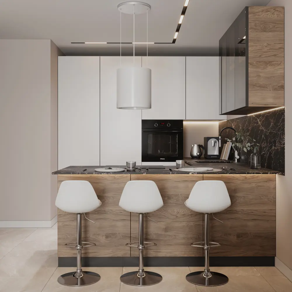 Фасад для кухни Токио Delinia ID - элегантность в темном дереве 86423448 STLM-0873180 - Вид №12