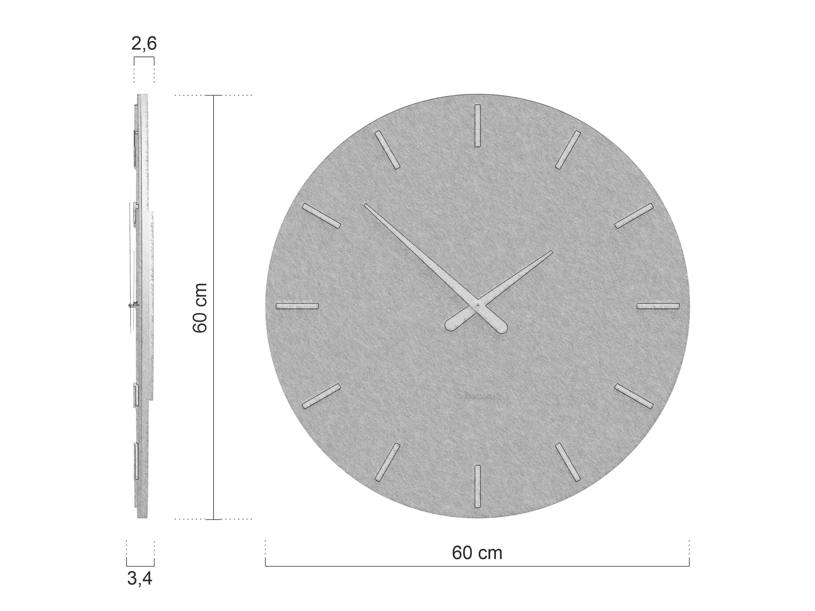 Настенные часы MDF CalleaDesign SMARTY ARCH-00120372 - Вид №5