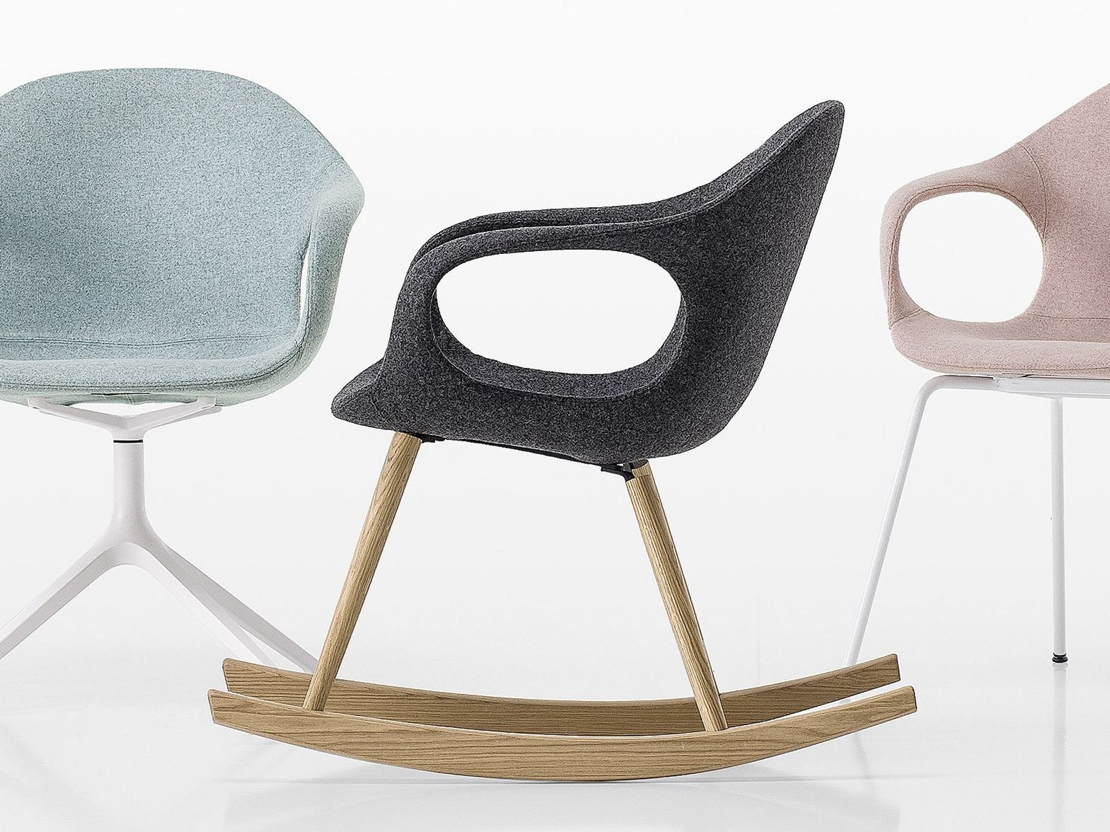 Тканевое кресло-качалка с подлокотниками Kristalia слон ARCH-00149948