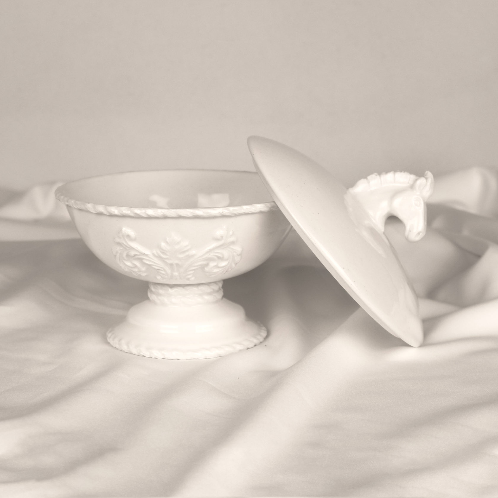 sun-id-994579 Икорница Фарфоровая PROVANSFAIENCE Россия  - Вид №3