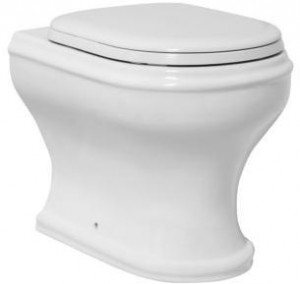 CHVCTT000000 Приставной унитаз напольный Белый Azzurra Ceramica CHARME Италия