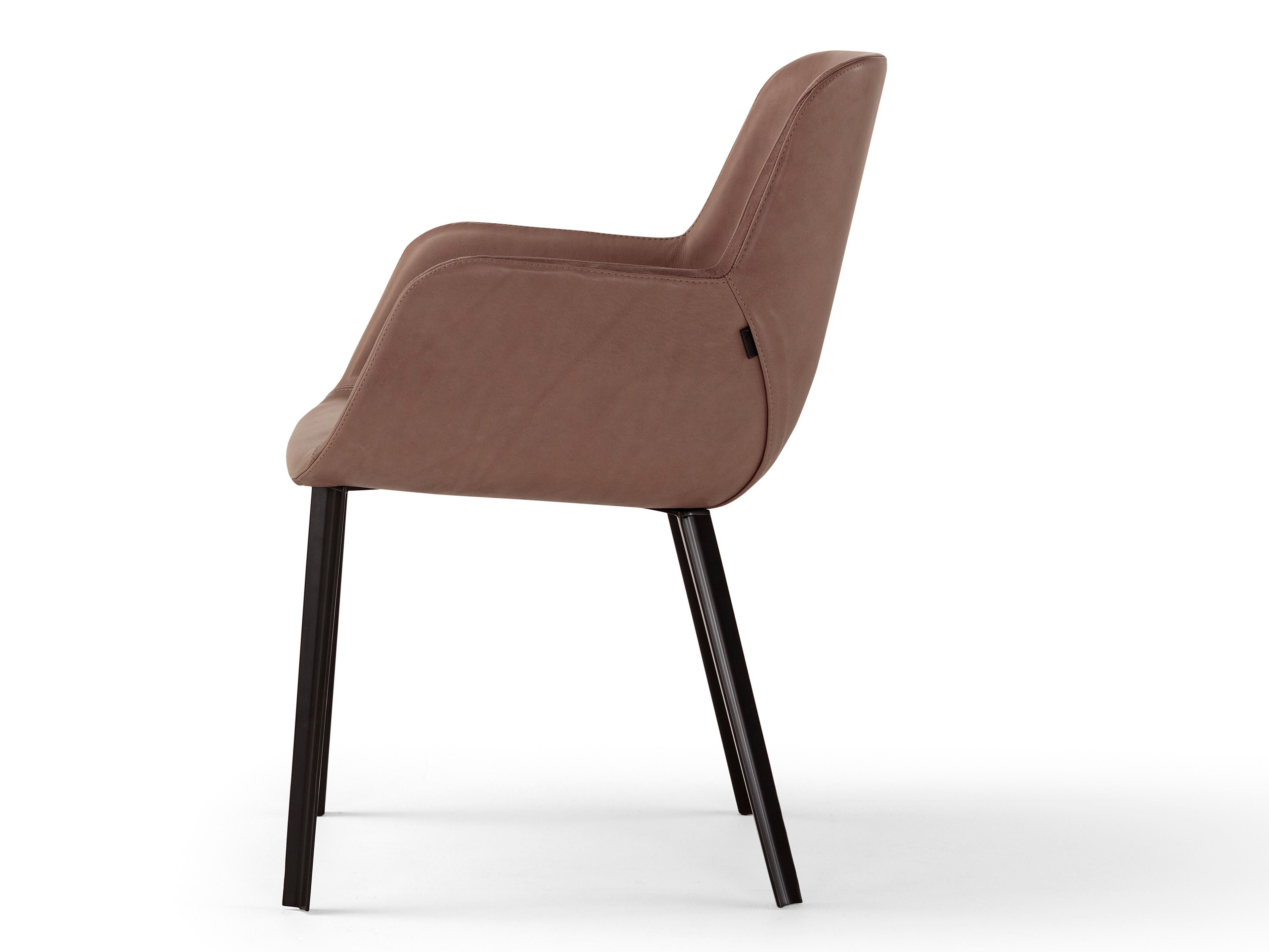 Кожаный мягкий стул с подлокотниками Amura Panis ARCH-00018313 - Вид №6