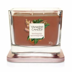 Свеча большая "Сладкий пряный апельсин" 552гр 65-80 часов YANKEE CANDLE АПЕЛЬСИН 268049 Коричневый