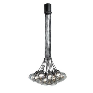 Подвесная люстра Vitaluce V4360-1/16S VITALUCE ДИЗАЙНЕРСКИЕ 328644 Серый;прозрачный