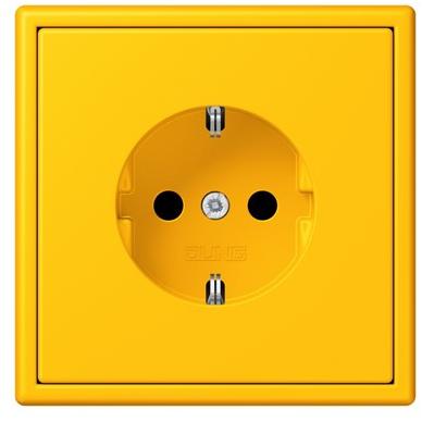 JUNG Пластиковая электрическая розетка Ls 990 les couleurs® le corbusier sun-id-1370154 - Вид №18