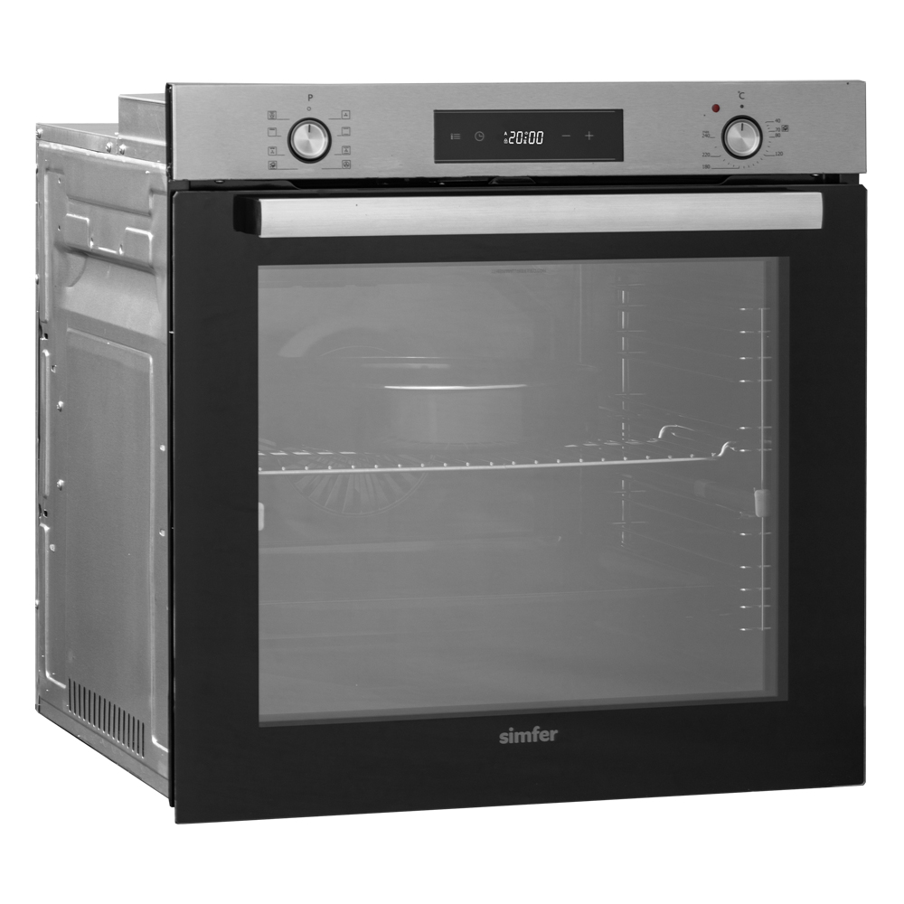 9125094 Электрический духовой шкаф Simfer B6EM69070 серебристый STDN-0141741 - Вид №1