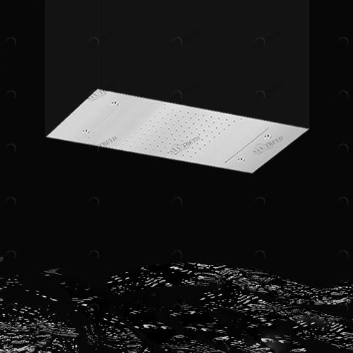 Тропический душ 950х400 PIASRET9502CN_IXL Geda Nextage Shower Plates с двумя каскадами и небулайзерами Душевая головка Shower Plates PIASRET9502CNIXL