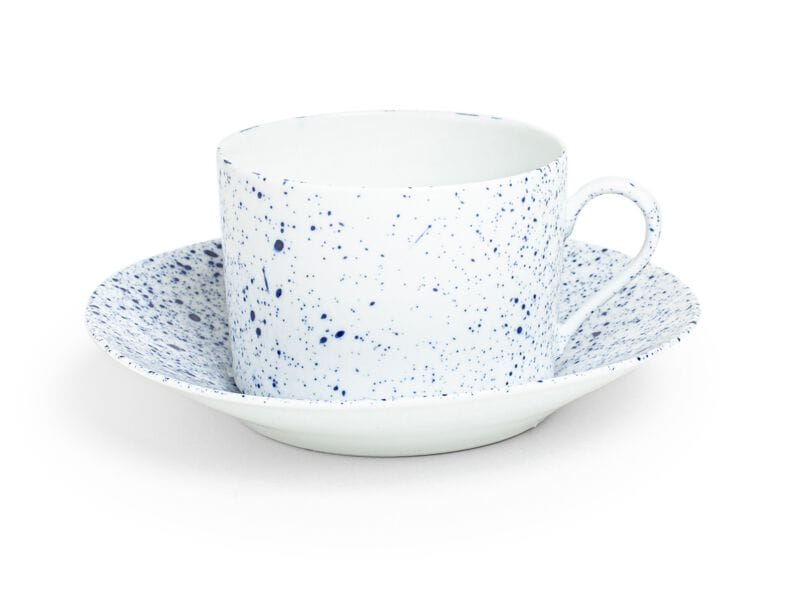Фарфоровая чашка для завтрака с блюдцем Non Sans Raison Splash ARCH-00063556 - Вид №3