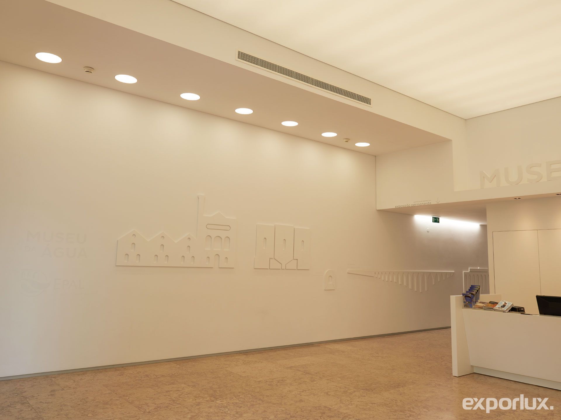 Утопленный термокрытый алюминиевый светодиодный потолочный светильник Exporlux CIRCLE EN ARCH-00110883 - Вид №1