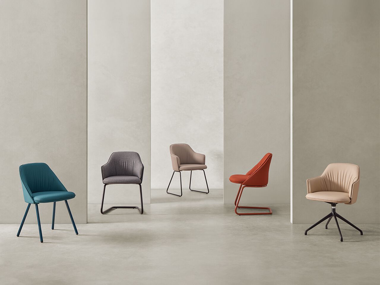 Мягкий стул из ткани Mobboli Iggy ARCH-00112018 - Вид №2