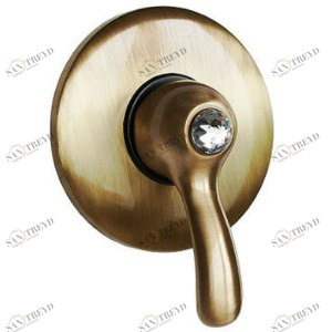 Смеситель MIGLIORE Lem Swarovski ML.LEM-1930.BR для душа - бронза 