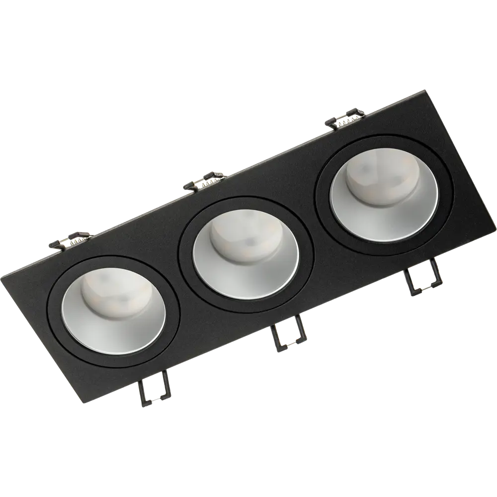 Светильник точечный встраиваемый Ritter Artin 51422 0 3xGU5.3 под отверстие 8x240 мм цвет черный 83979021 STLM-2044634  - Вид №3