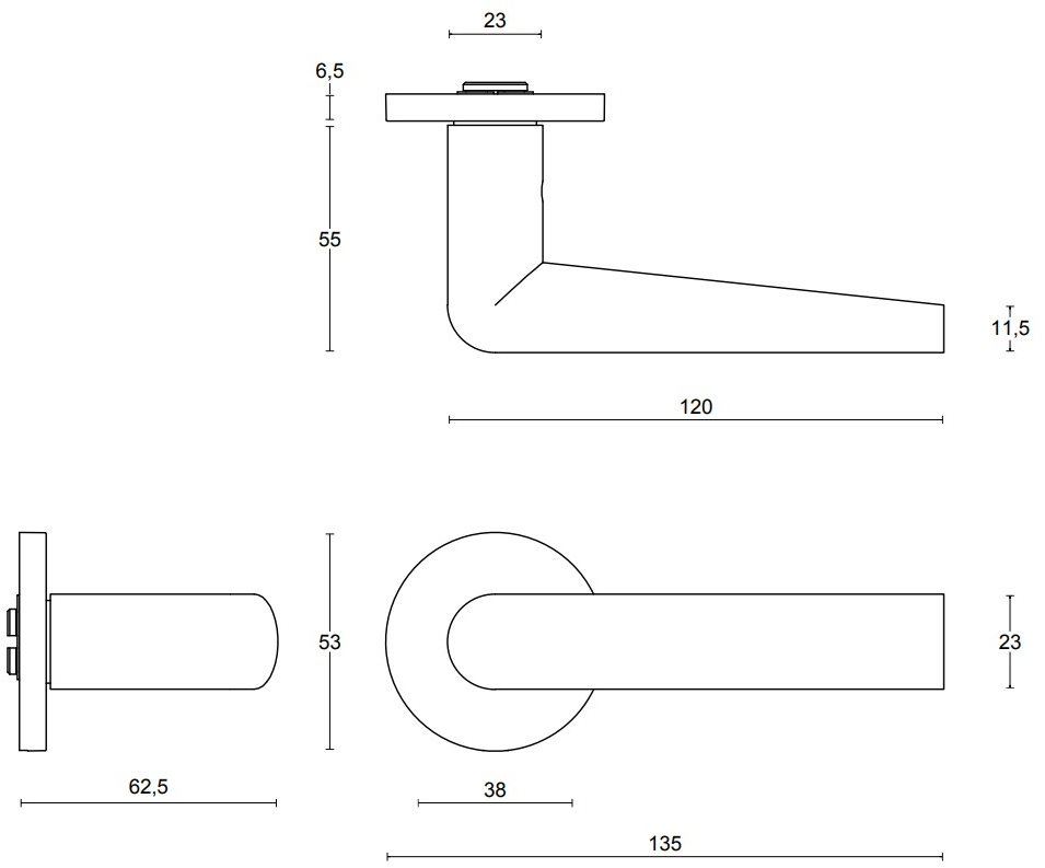 Formani Ручка на розетке с покрытием из матового черного ПВХ Inc sun-id-1501442 - Вид №4