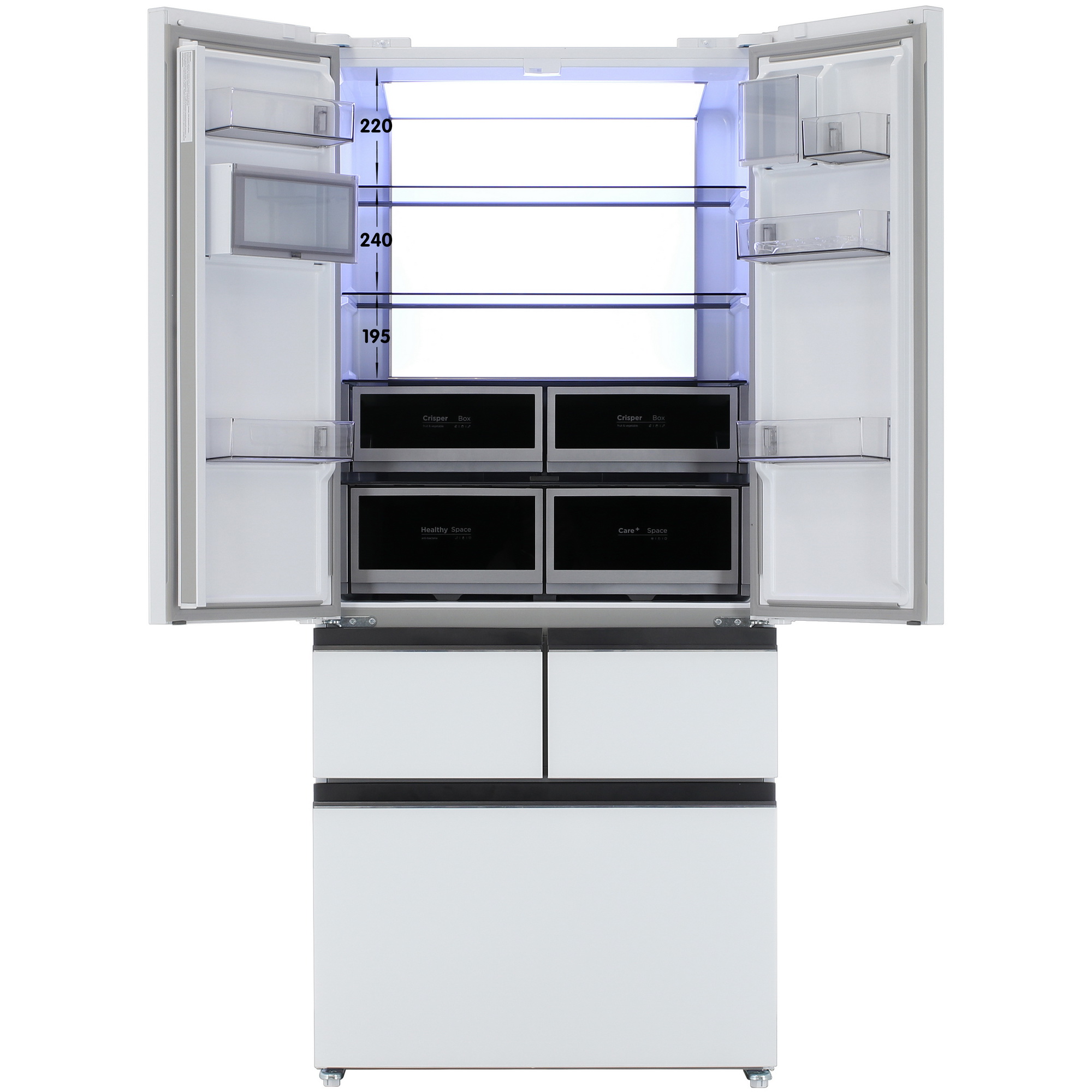 9132356 Холодильник многодверный   DEXP MFr6-50AMG белый STDN-0073317 - Вид №1