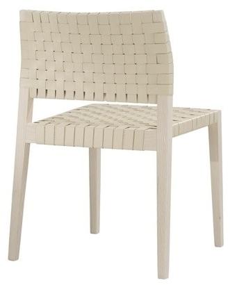 Andreu World Стул штабелируемый из дуба с открытой спинкой Valeria Si7511 - Вид №1