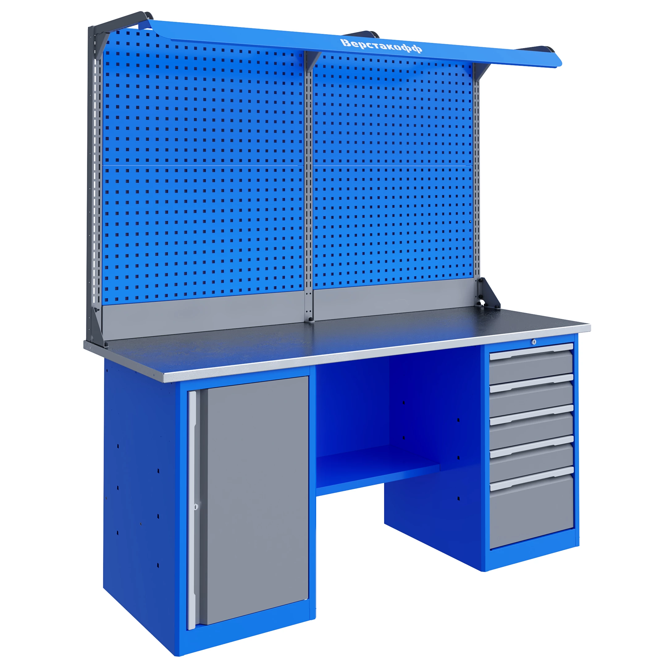Верстак слесарный TNC 201.57.3-2F Верстакофф 125411