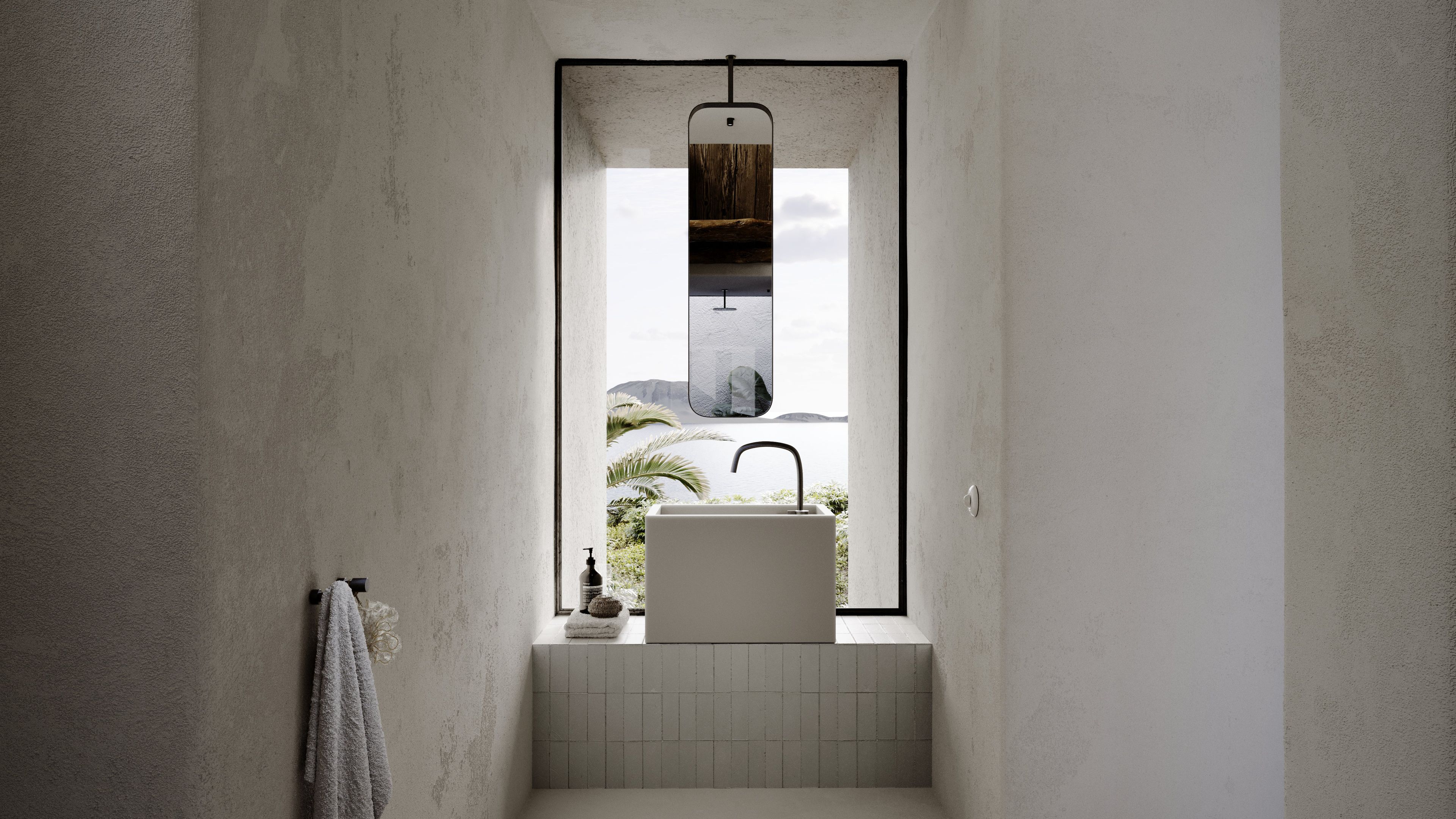 Одиночный подвесной умывальник из натурального камня COCOON Piet Boon ARCH-00052049 - Вид №45