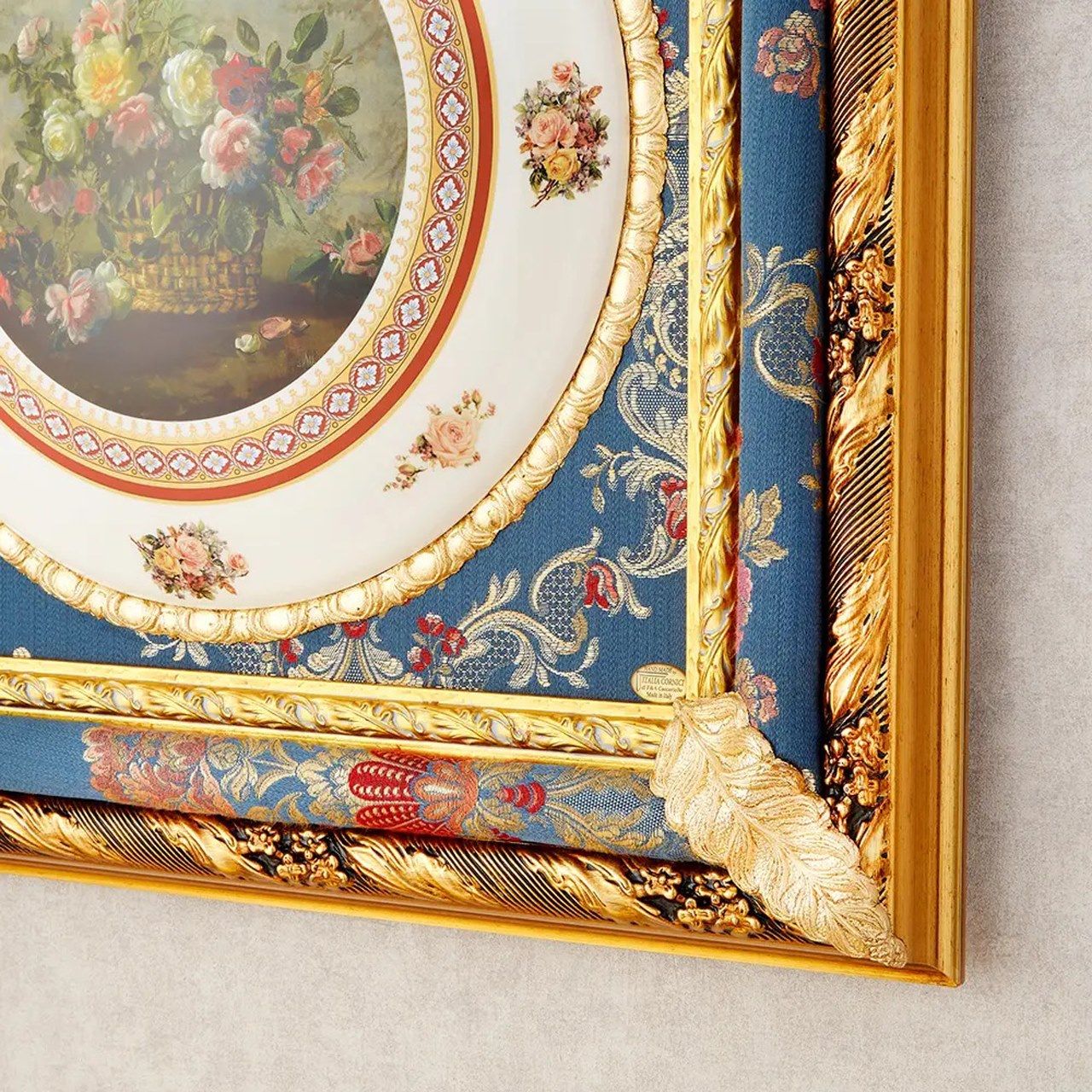 Картина с украшенной фарфоровой пластиной Italia Cornici T440 ARCH-00012278 - Вид №2