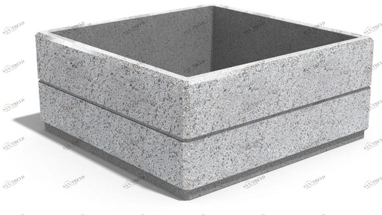 ENCHO ENCHEV - ETE Квадратная кашпо для общественных мест  96 