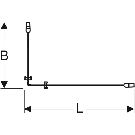 500.966.00.5 Прямоугольная душевая перегородка IDO Showerama 10-02 Geberit  - Вид №2
