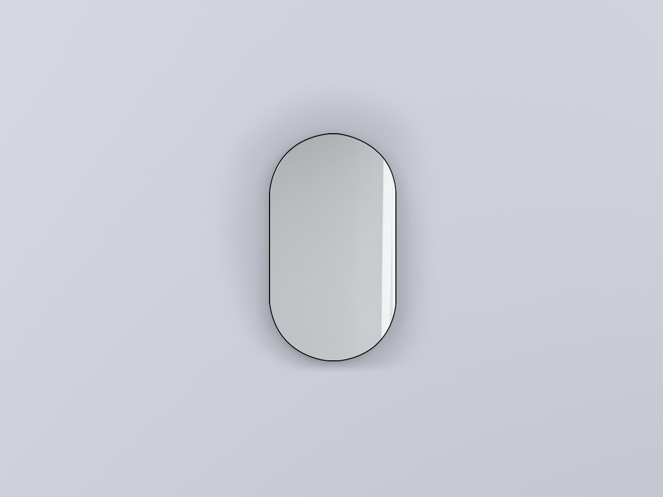 CASPO-NM Зеркало овальное с крашенной рамой cielo I Catini Ceramica Cielo