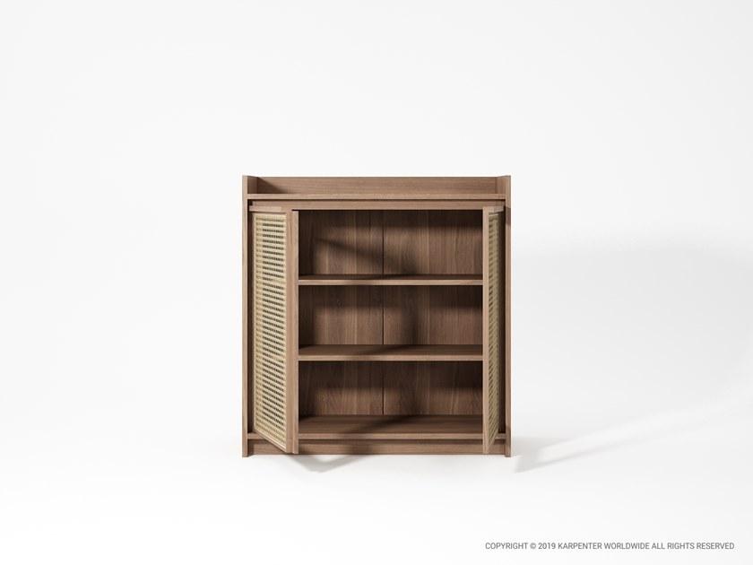 KARPENTER Комод из массива дерева и ротанга с распашными дверцами Roots sun-id-1357623 - Вид №17