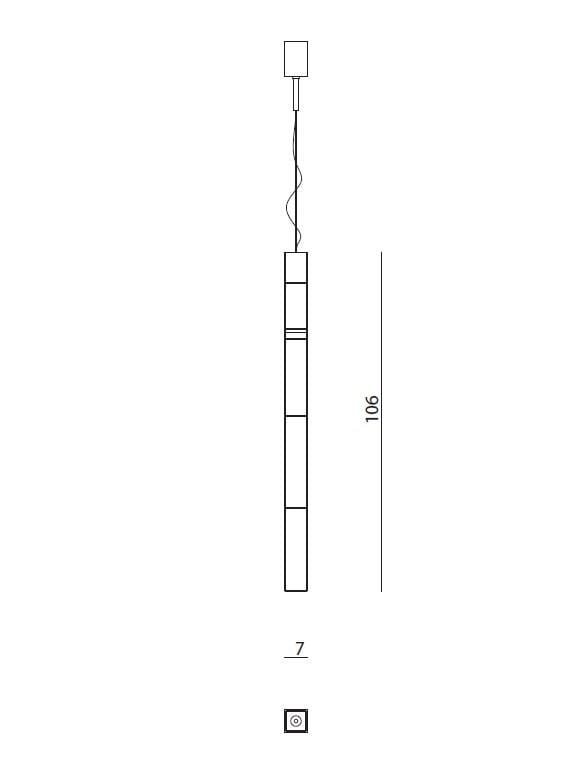 Подвесной светильник из поликарбоната Visionnaire Рим-Флоренция-Милан ARCH-00145047