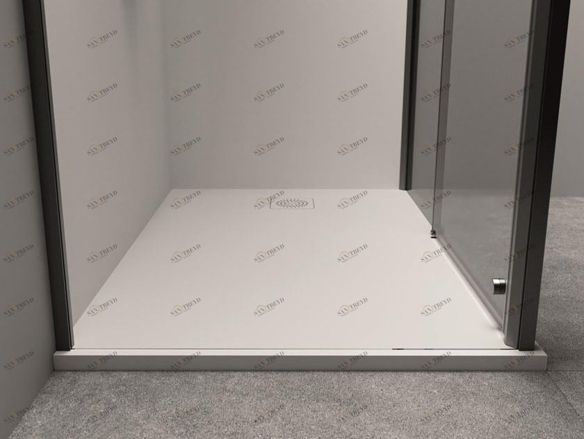 Jacuzzi® Прямоугольный душевой поддон из techstone Xyz+™ sun-id-1485280