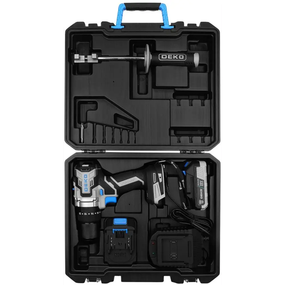 Аккумуляторная дрель-шуруповерт DEKO ZKCD20VPRO с бесщеточным двигателем 89384893 STLM-1358394 - Вид №4