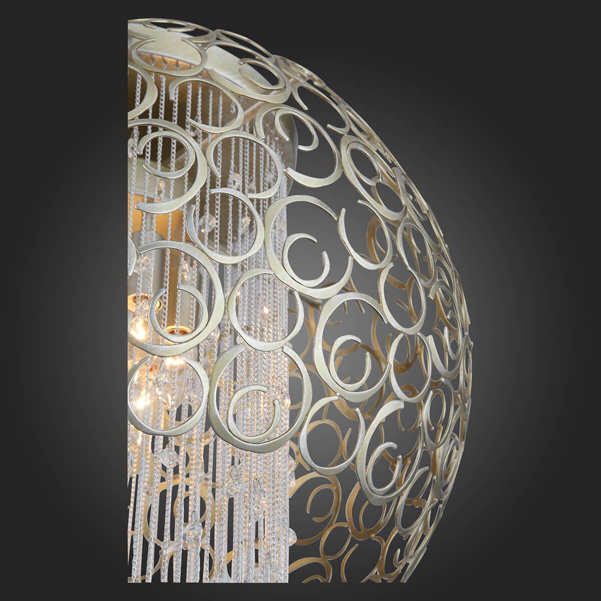 Люстра хрустальная потолочная шампань ST Luce Dolcima SL1101.202.06 ST LUCE ДИЗАЙНЕРСКИЕ, DOLCIMA 00-3833808 Бежевый;прозрачный  - Вид №2