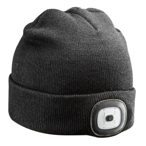 Шапка с фонариком Neo 81-621 цвет серый единый размер