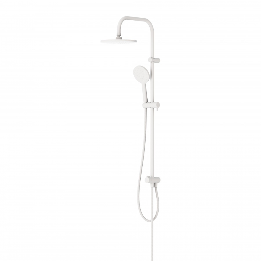 DX977700200 душ. система: верхний душ 230мм ручн.душ 120мм 1 режим штанга 1010мм Бел Damixa Origin Bit 